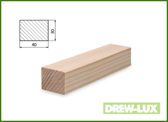 Legar podłogowy świerkowy 4,0 x 3,0/6